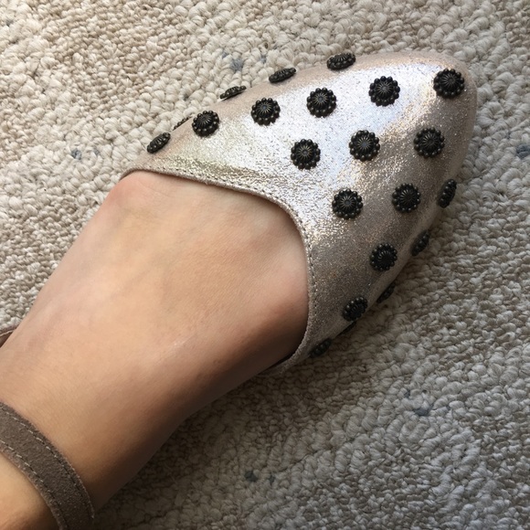 Joyfolie liliyah in bronze buckle flats - Picture 7 of 13